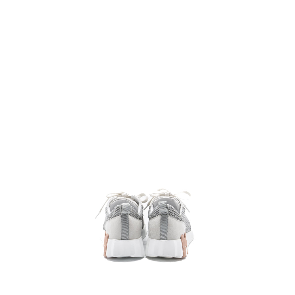 HERMES FEMME BOUNCING SNEAKER GRIS LULEA/ BLANC