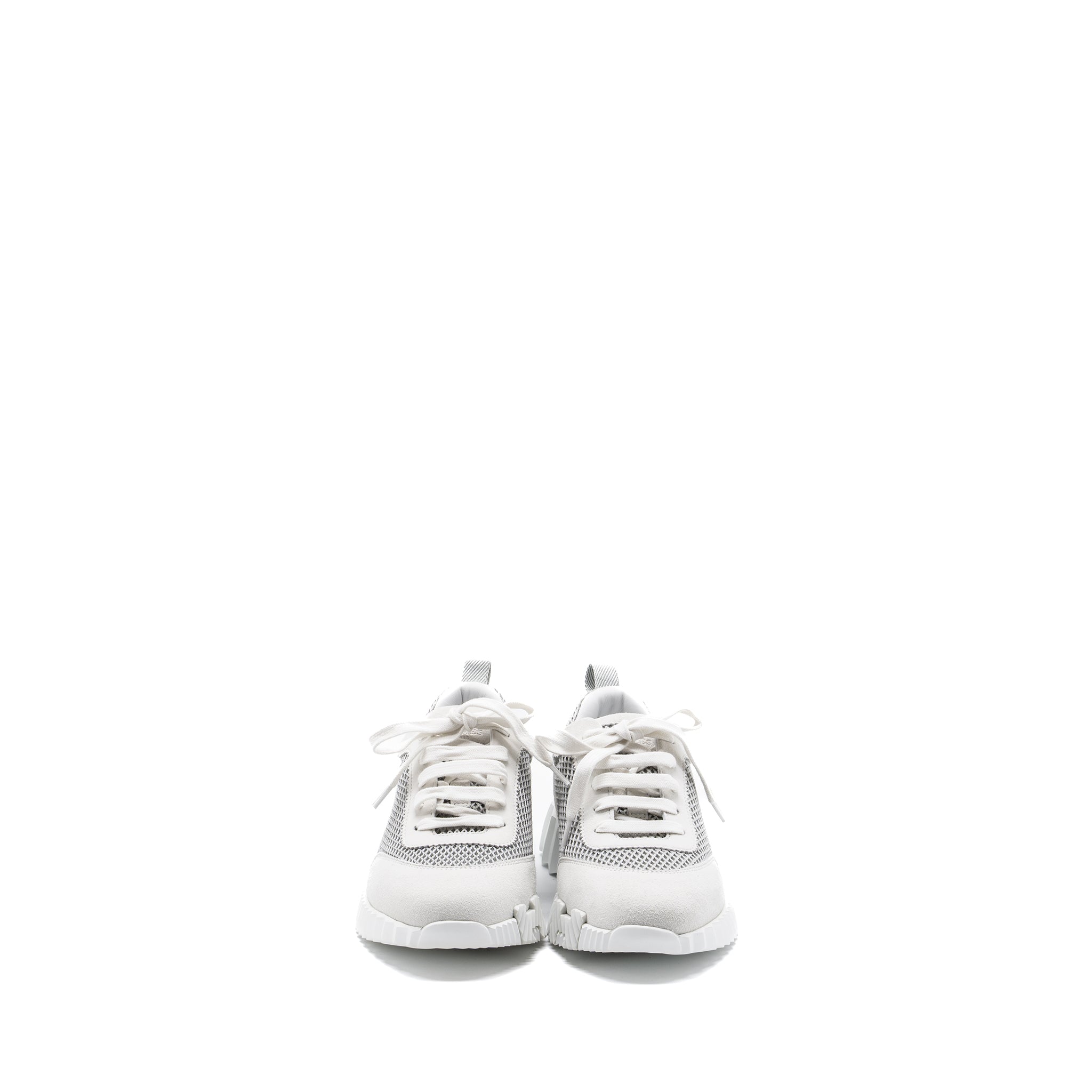 HERMES FEMME BOUNCING SNEAKER GRIS LULEA/ BLANC