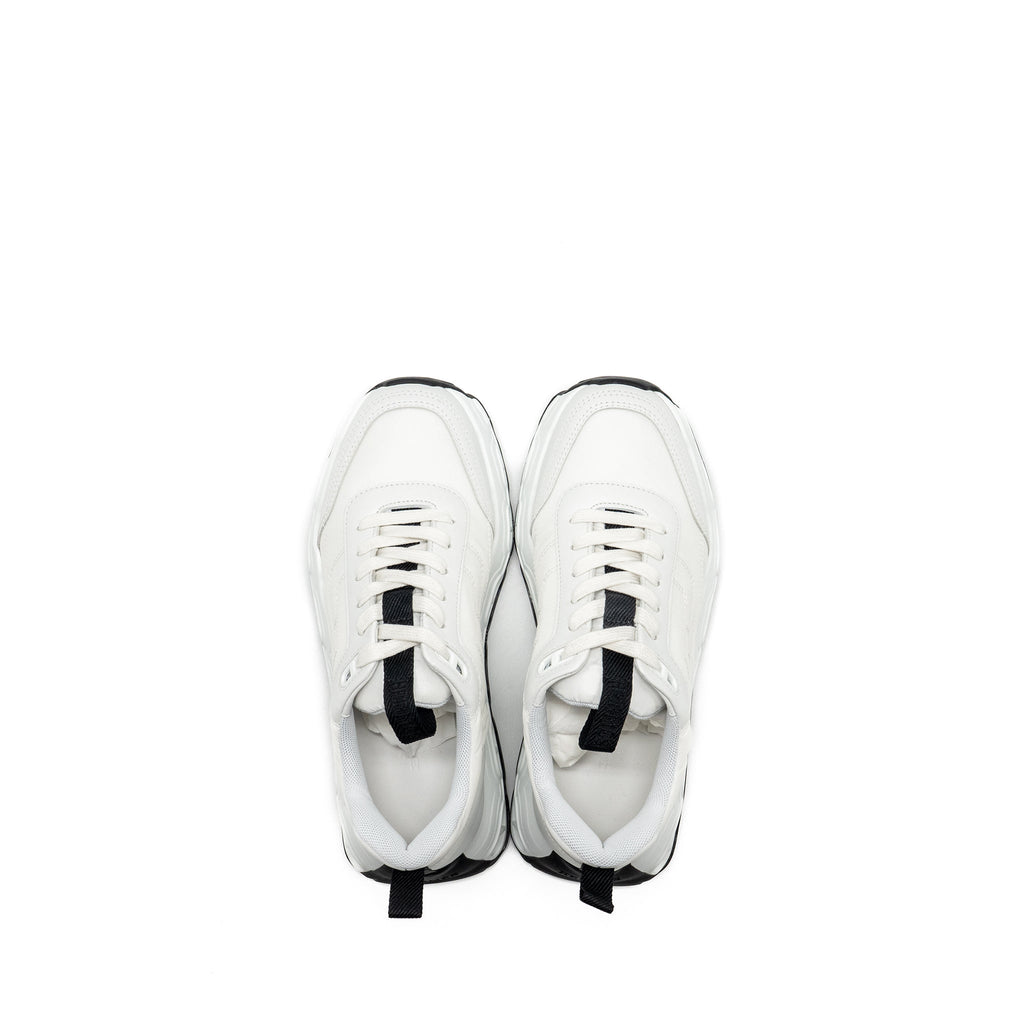 HERMES IMPULSE SNEAKER LIGHT PARACHUTE FABRIC/CALFSKIN WHITE