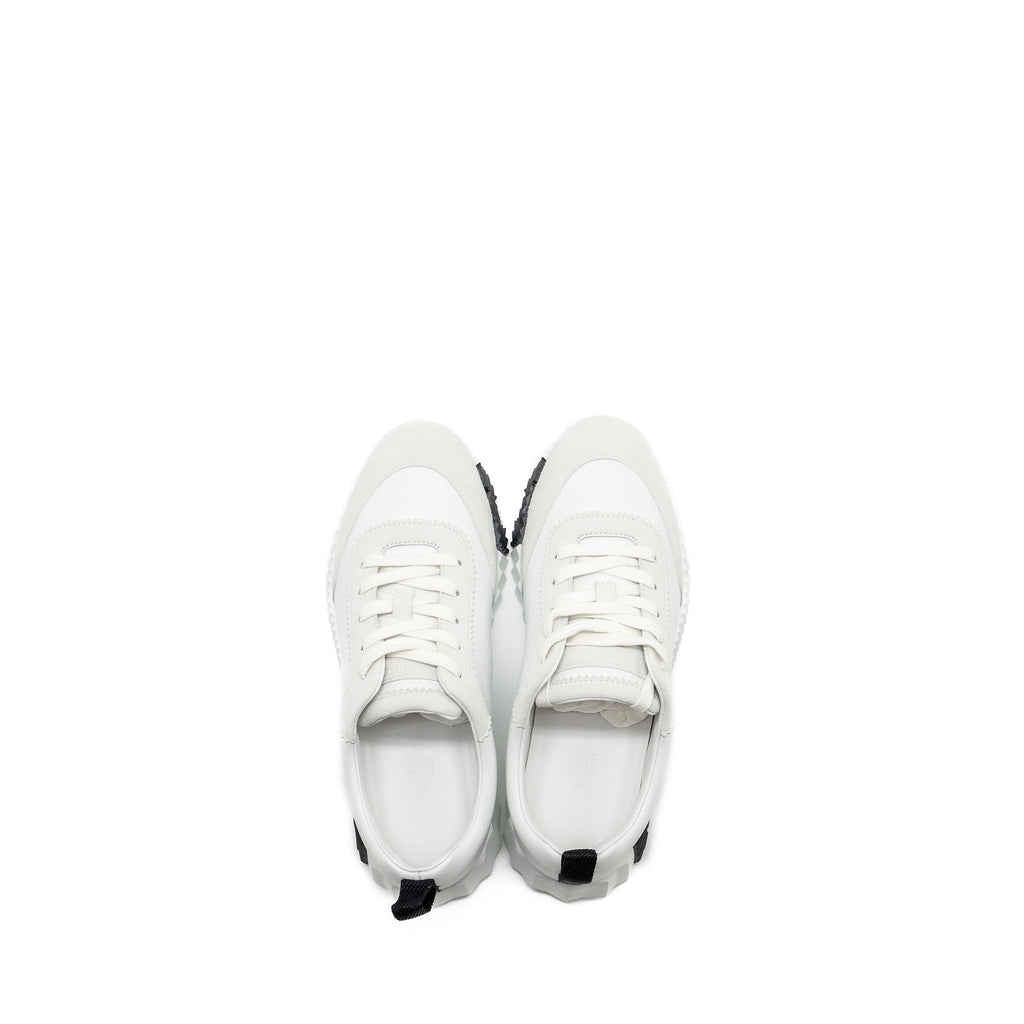 HERMES BOUNCING SNEAKERS LEATHER WHITE/BLACK