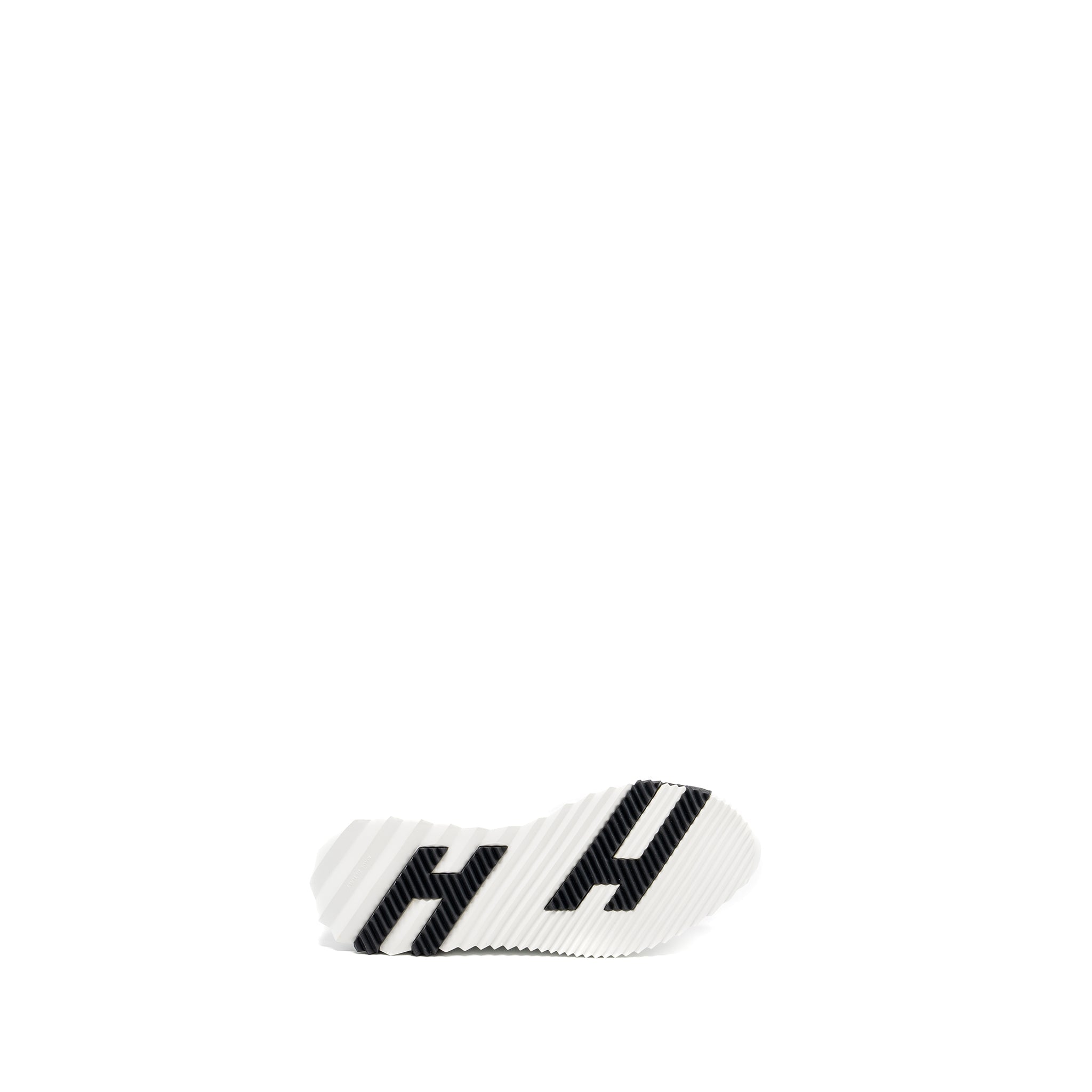 HERMES FEMME BOUNCING SNEAKER CHÈVRE VELOURS BLACK / WHITE