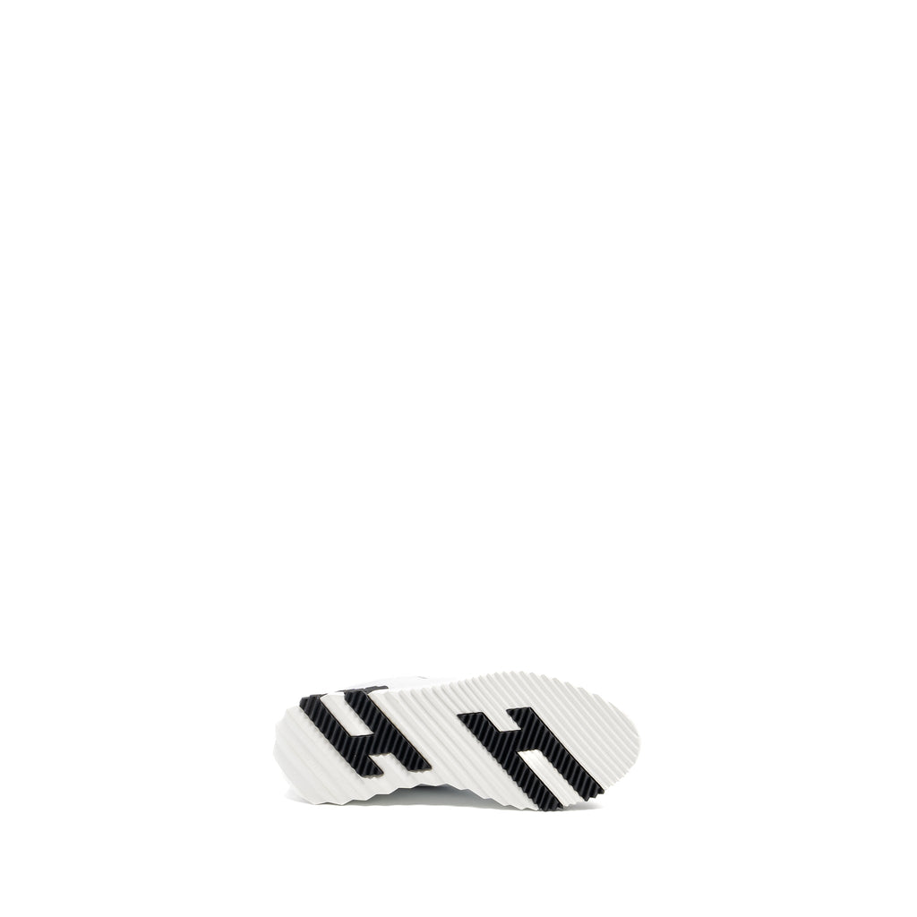 HERMES FEMME BOUNCING SNEAKER CHÈVRE VELOURS BLACK / WHITE