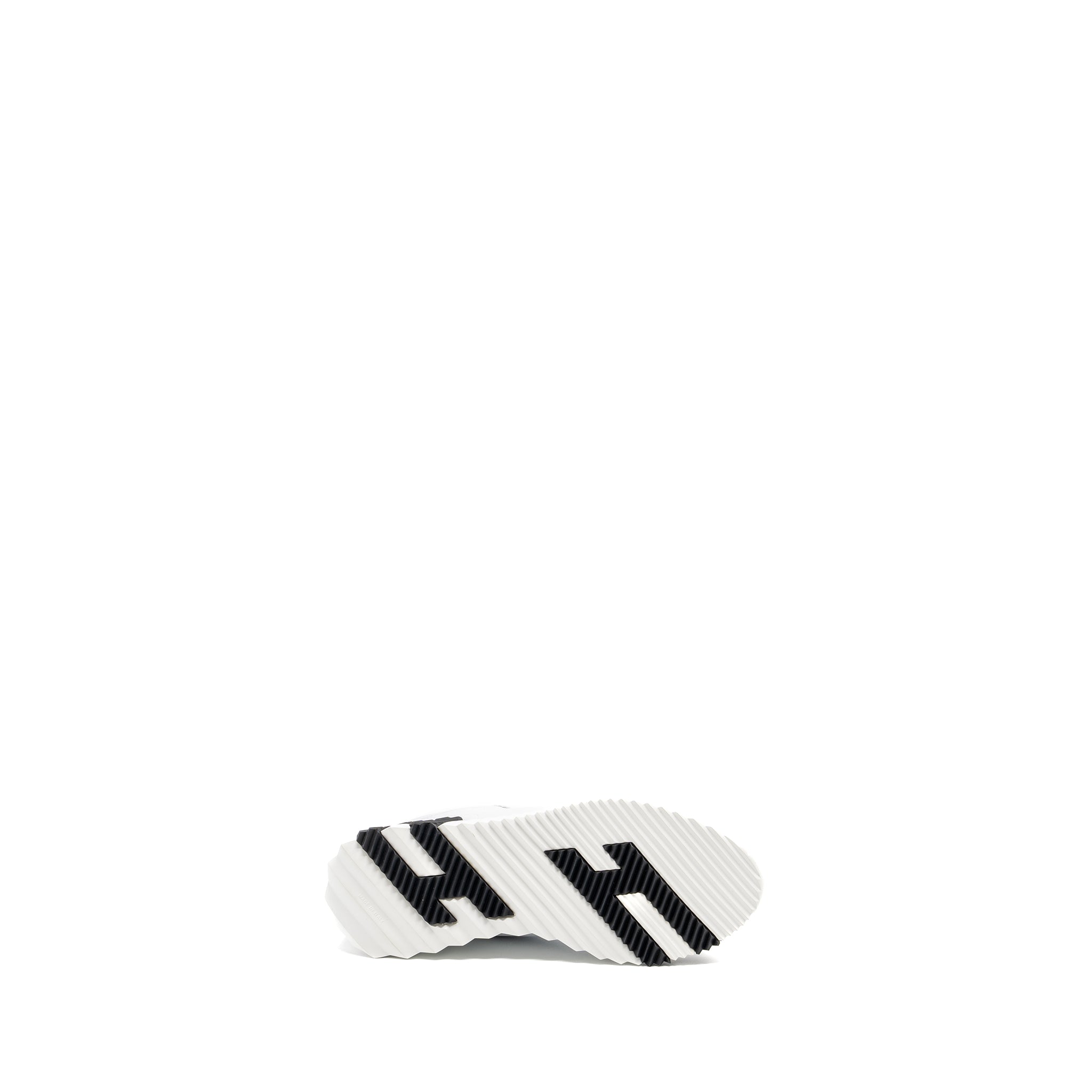 HERMES FEMME BOUNCING SNEAKER CHÈVRE VELOURS BLACK / WHITE