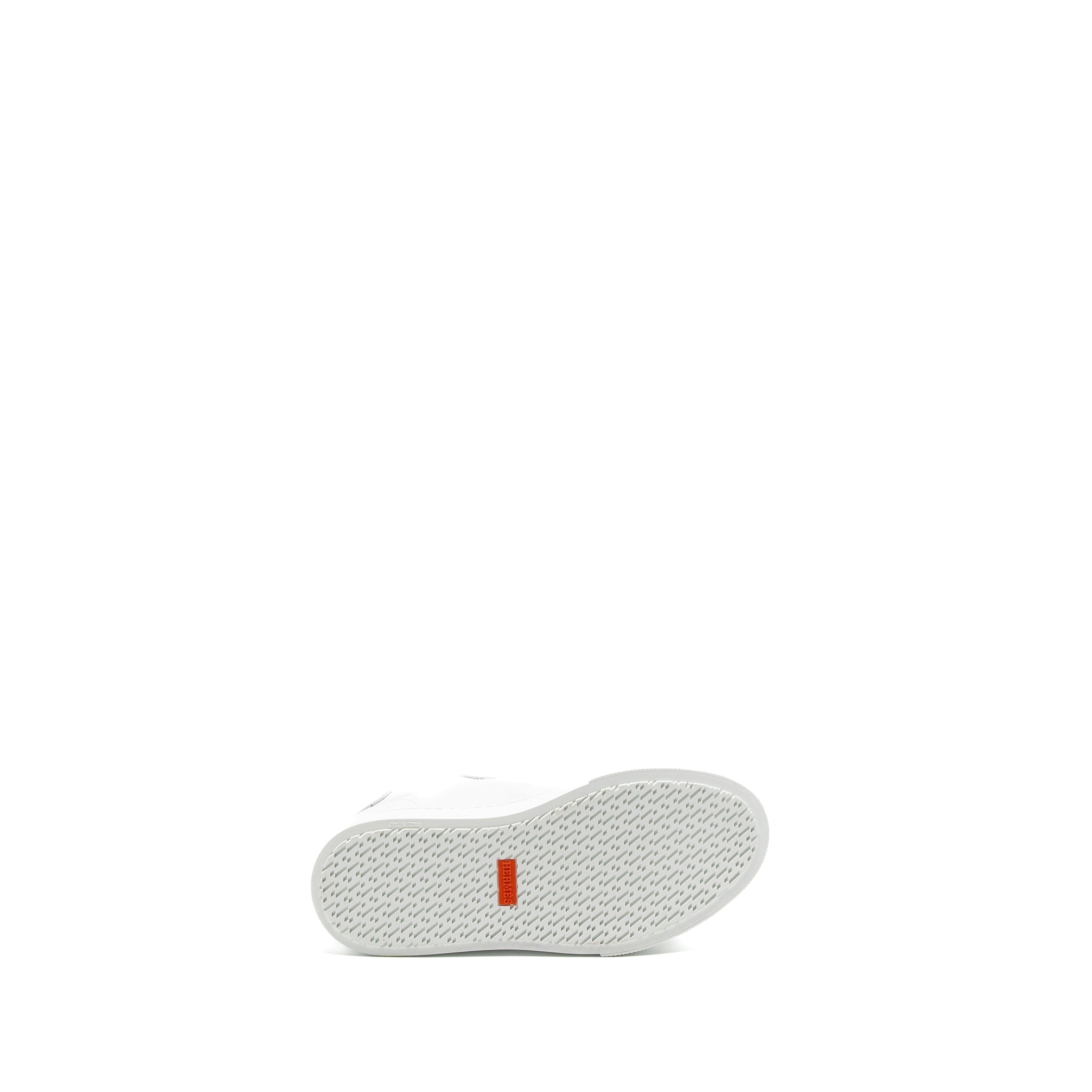 HERMES DAY SNEAKERS CALFSKIN WHITE RGHW