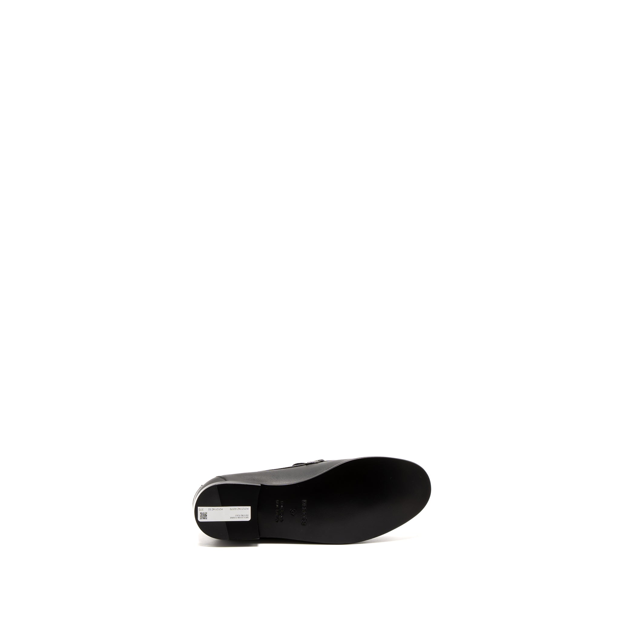 HERMES MOCASSINS DESTIN CALFSKIN BLACK SHW