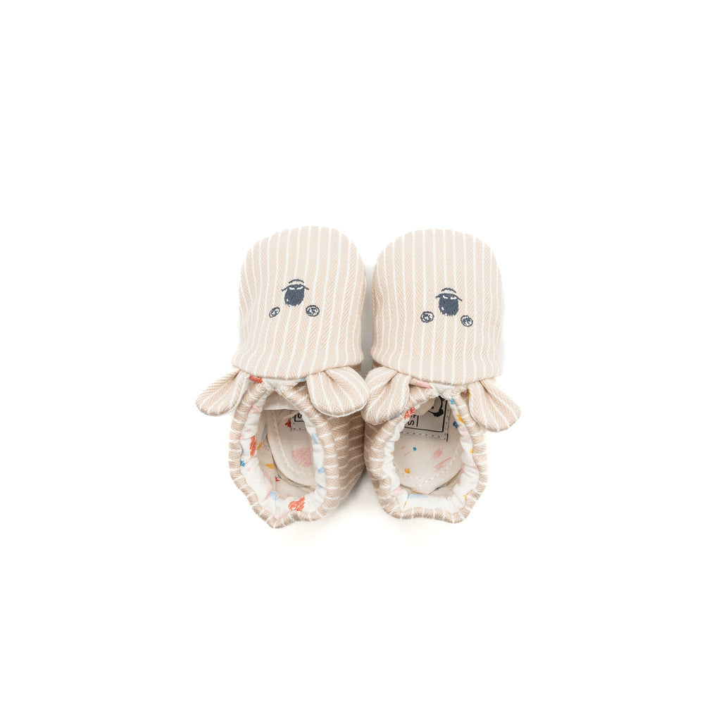 HERMES BABY PASSÉ-PASSE BOOTIES NATURAL