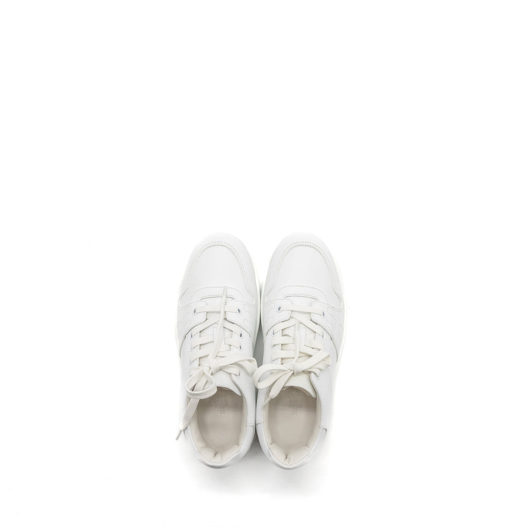 HERMES FEMME FREE SNEAKER EPSOM/CALFSKIN BLANC