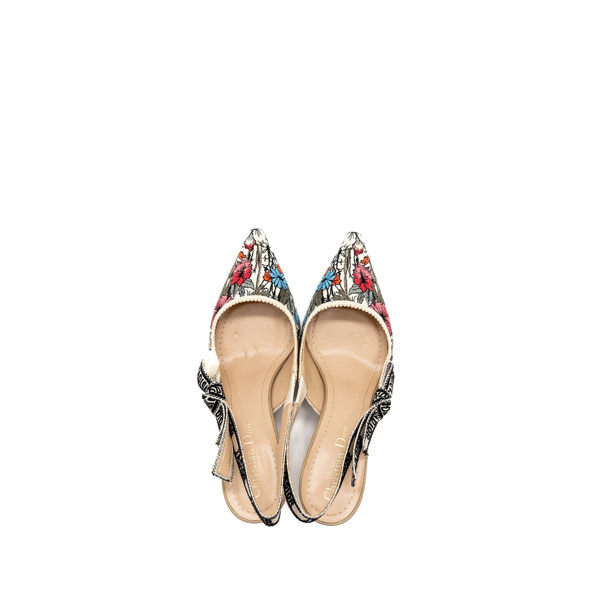 DIOR J’ADIOR SLINGBACK HEELS MULTICOLOUR