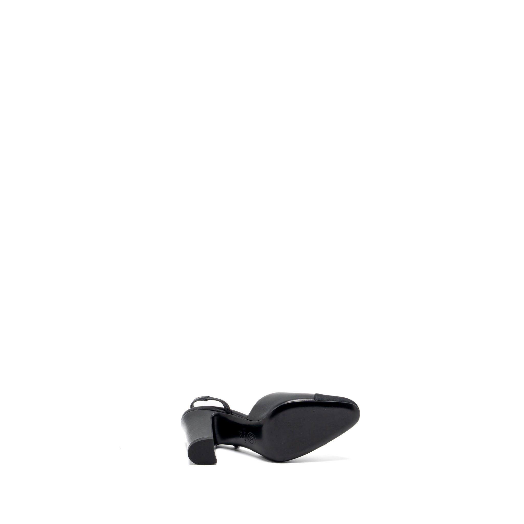 CHANEL SLINGBACK BLACK