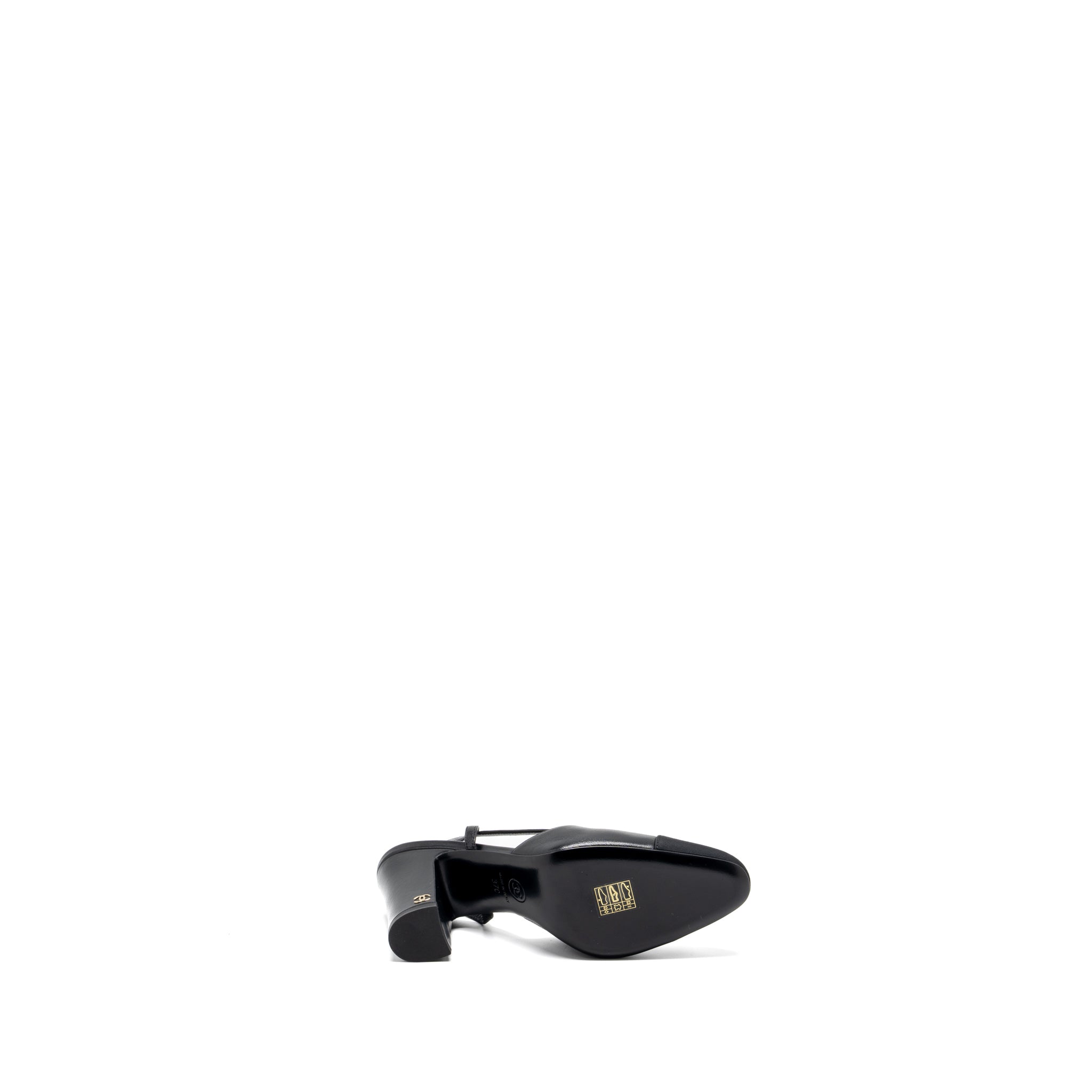 CHANEL SLINGBACK BLACK