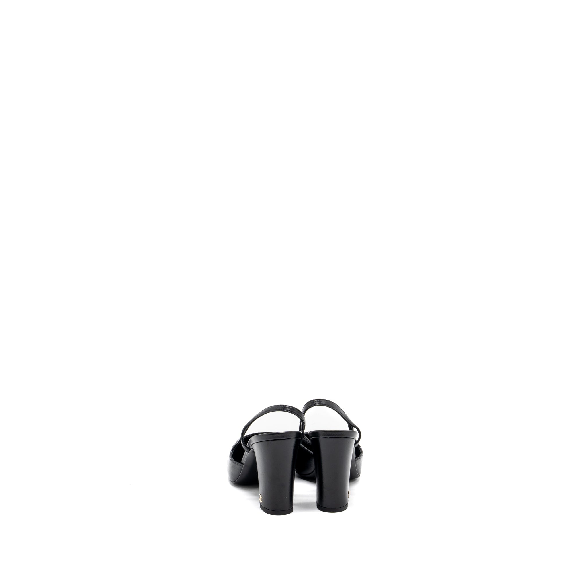 CHANEL SLINGBACK BLACK