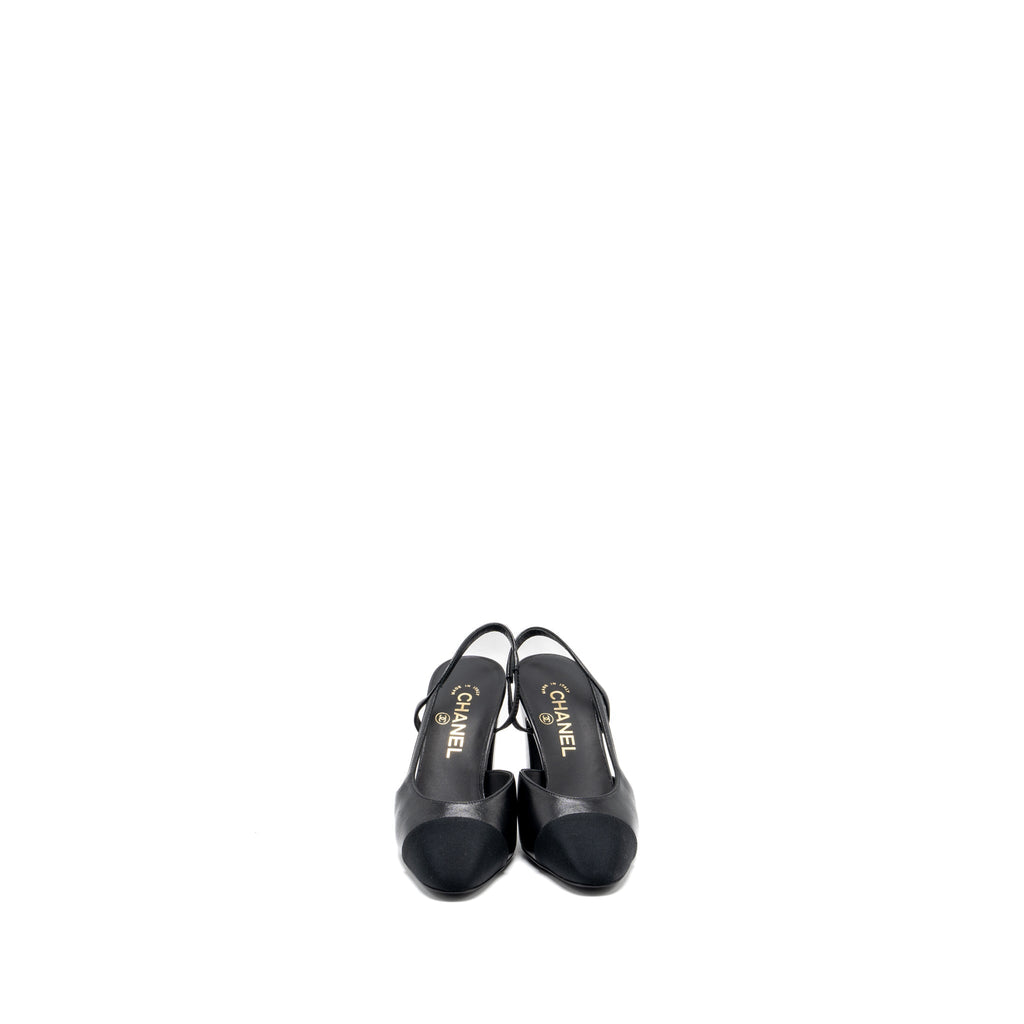 CHANEL SLINGBACK BLACK