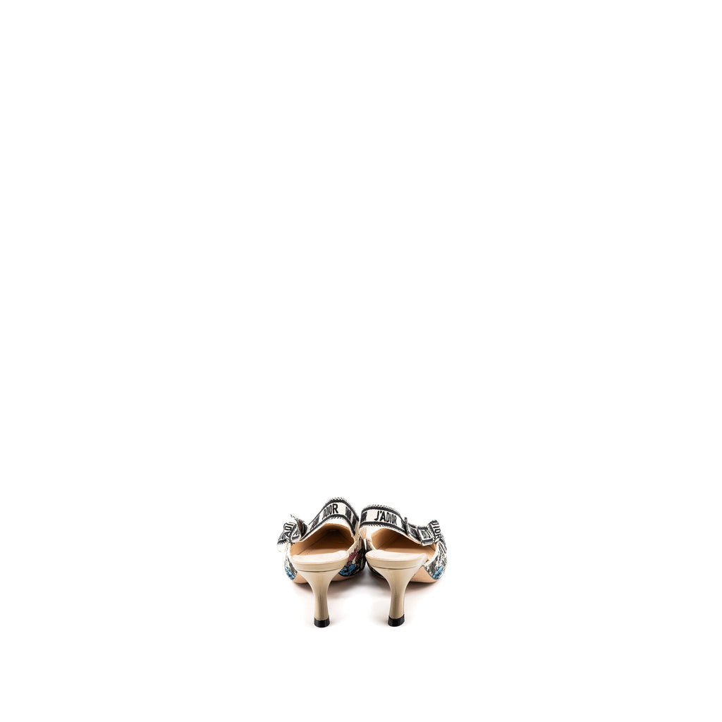 DIOR J’ADIOR SLINGBACK HEELS MULTICOLOUR