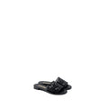 CHANEL CC LOGO SANDALS BLACK