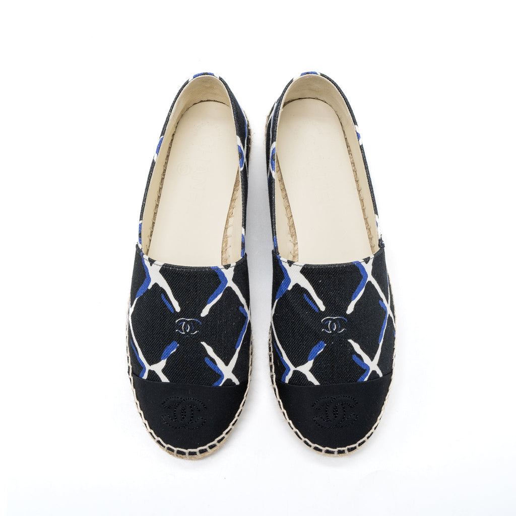 CHANEL ESPADRILLES CANVAS MULTICOLOUR