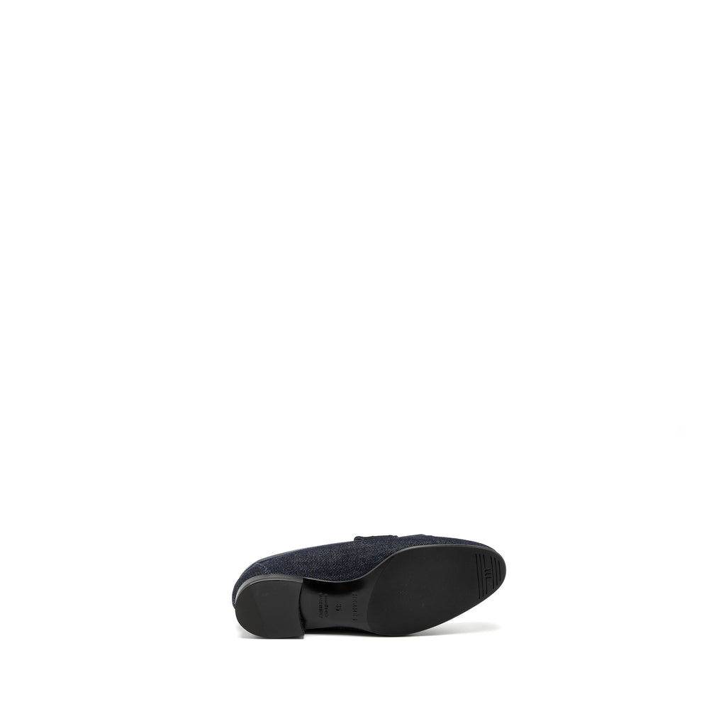 HERMES ROYAL LOAFER DENIM/CALFSKIN BLUE BRUT/MARINE SHW