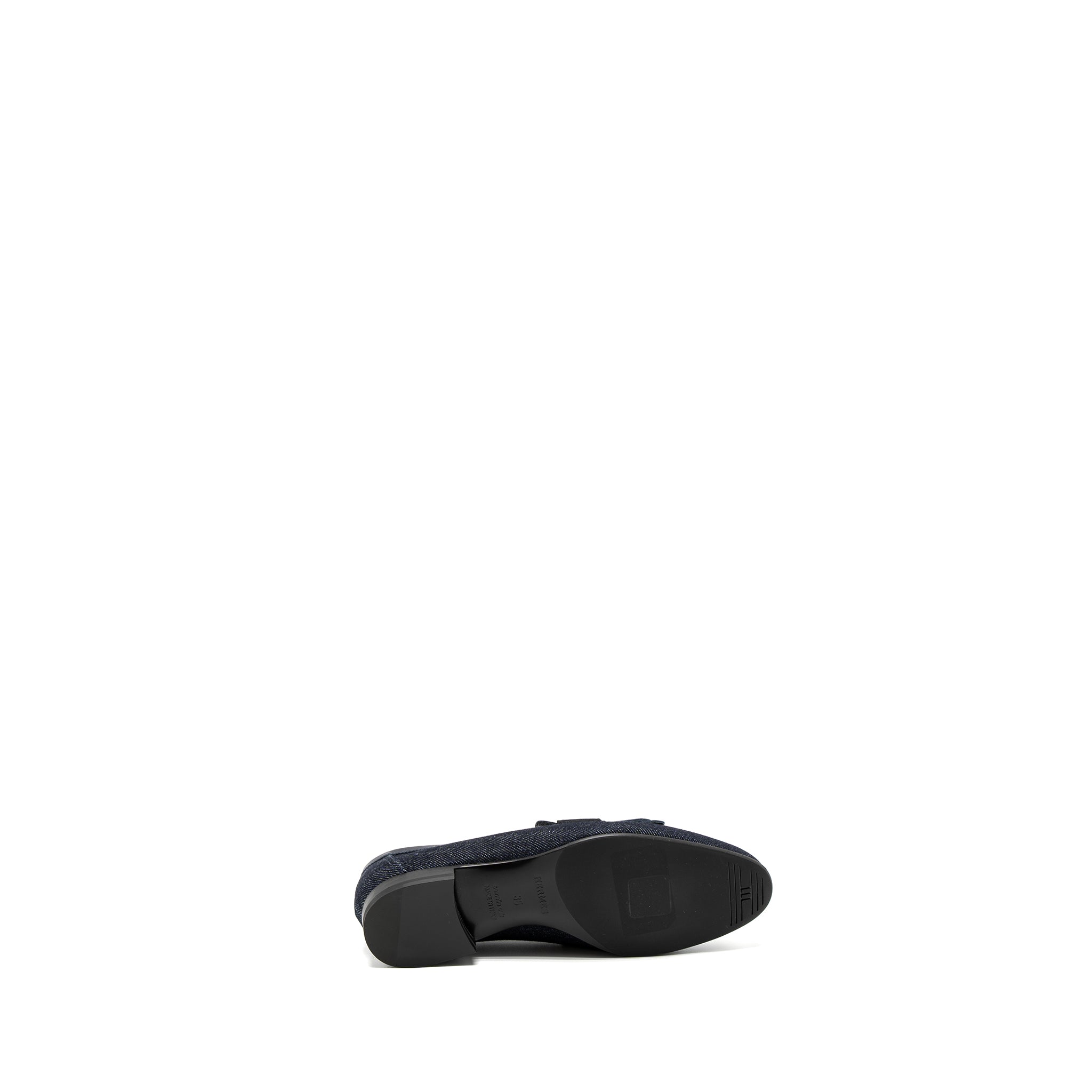 HERMES ROYAL LOAFER DENIM/CALFSKIN BLUE BRUT/MARINE SHW