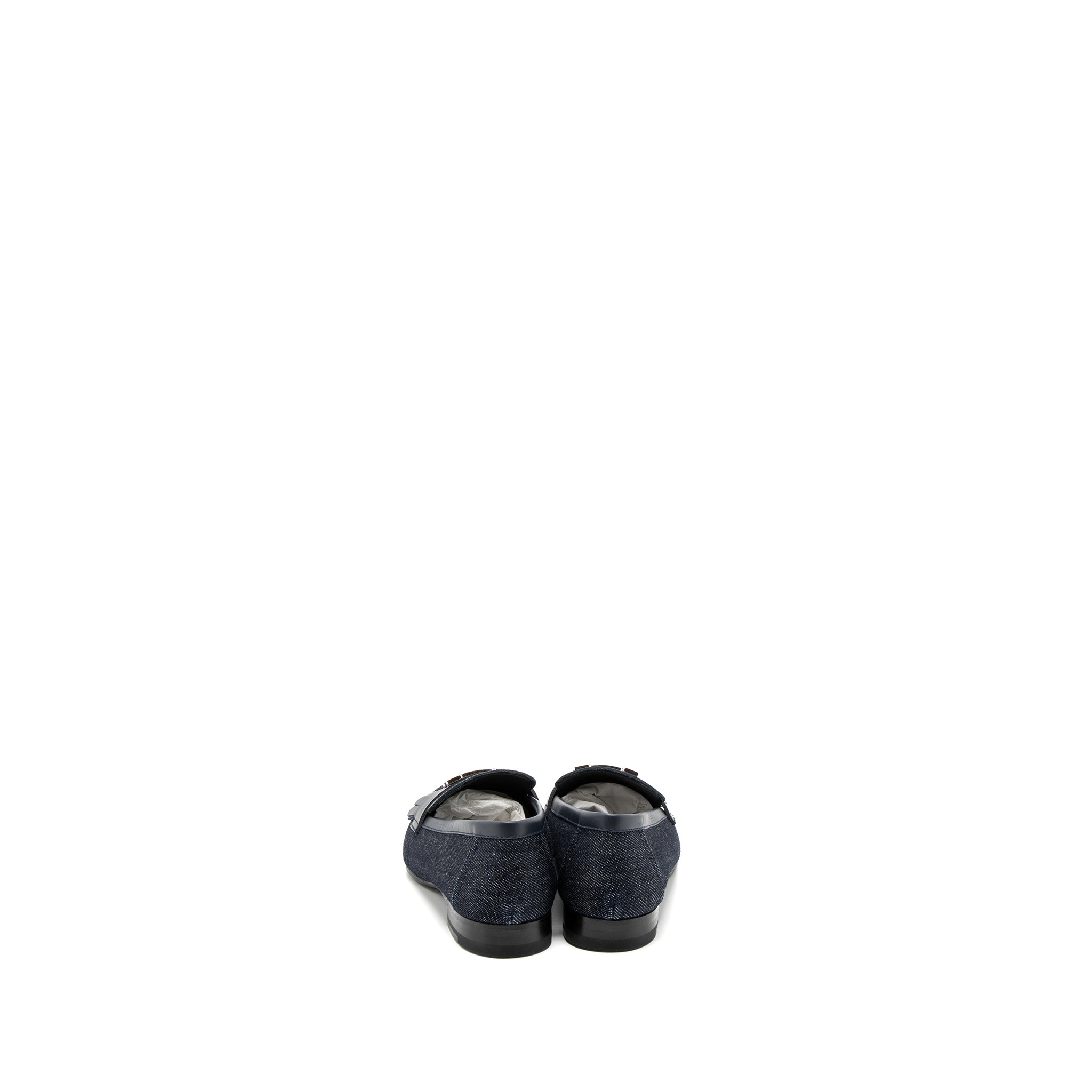 HERMES ROYAL LOAFER DENIM/CALFSKIN BLUE BRUT/MARINE SHW