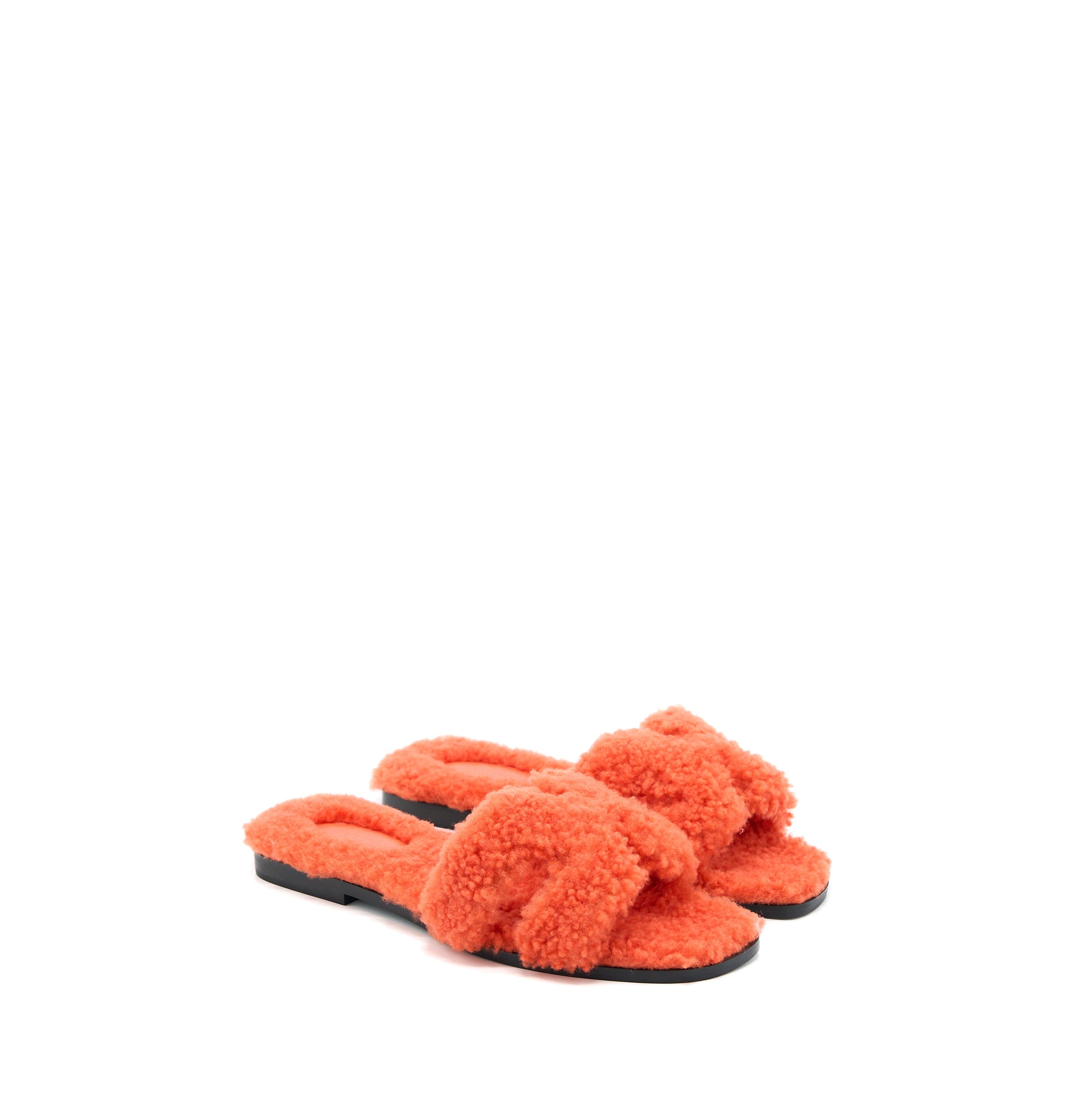 HERMES FAMME ORAN SANDAL H5 ORANGE