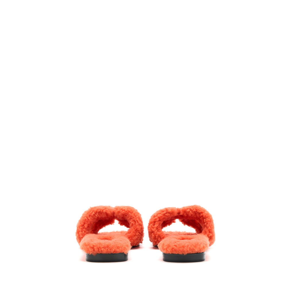 HERMES FAMME ORAN SANDAL H5 ORANGE