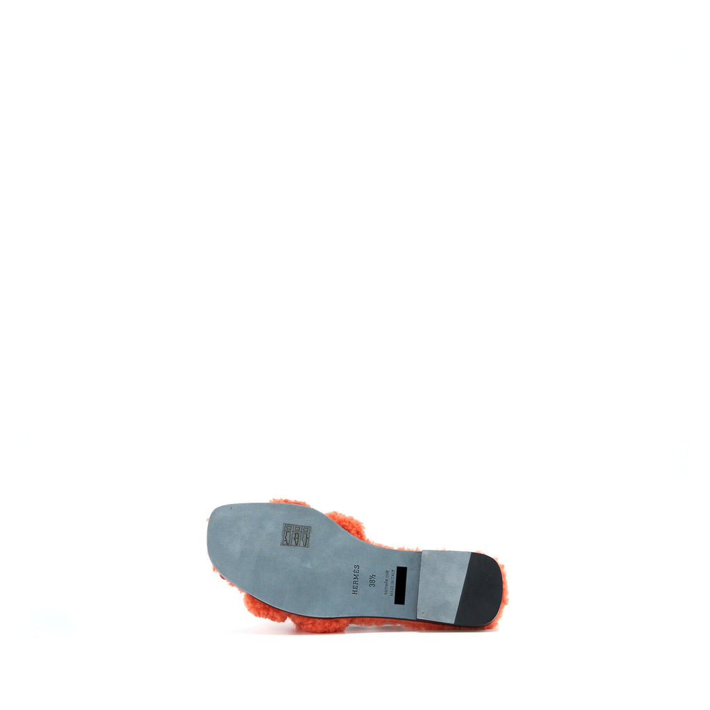 HERMES FAMME ORAN SANDAL H5 ORANGE