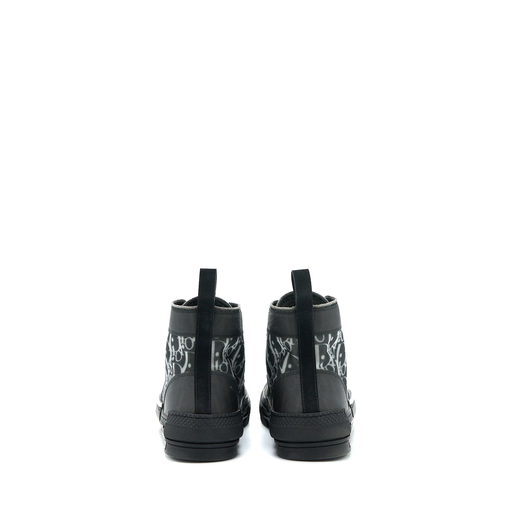 DIOR HIGH-TOP SNEAKER BLACK/MULTICOLOUR
