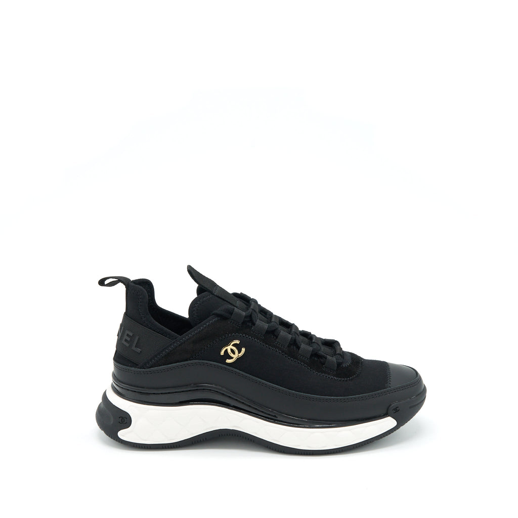 CHANEL SPORT TRAIL SNEAKERS BLACK/WHITE