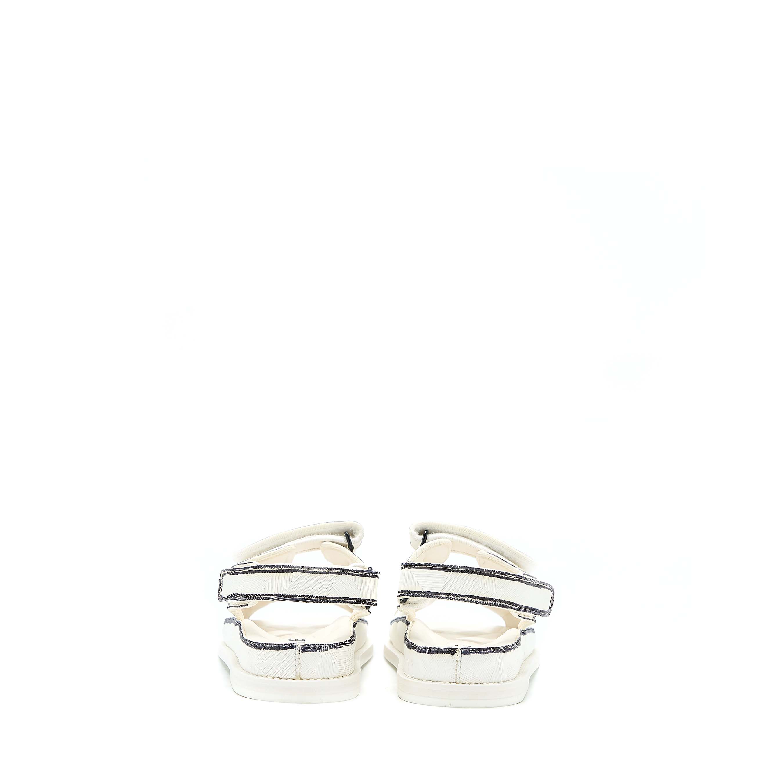 CHANEL DAD SANDALS BLACK/WHITE