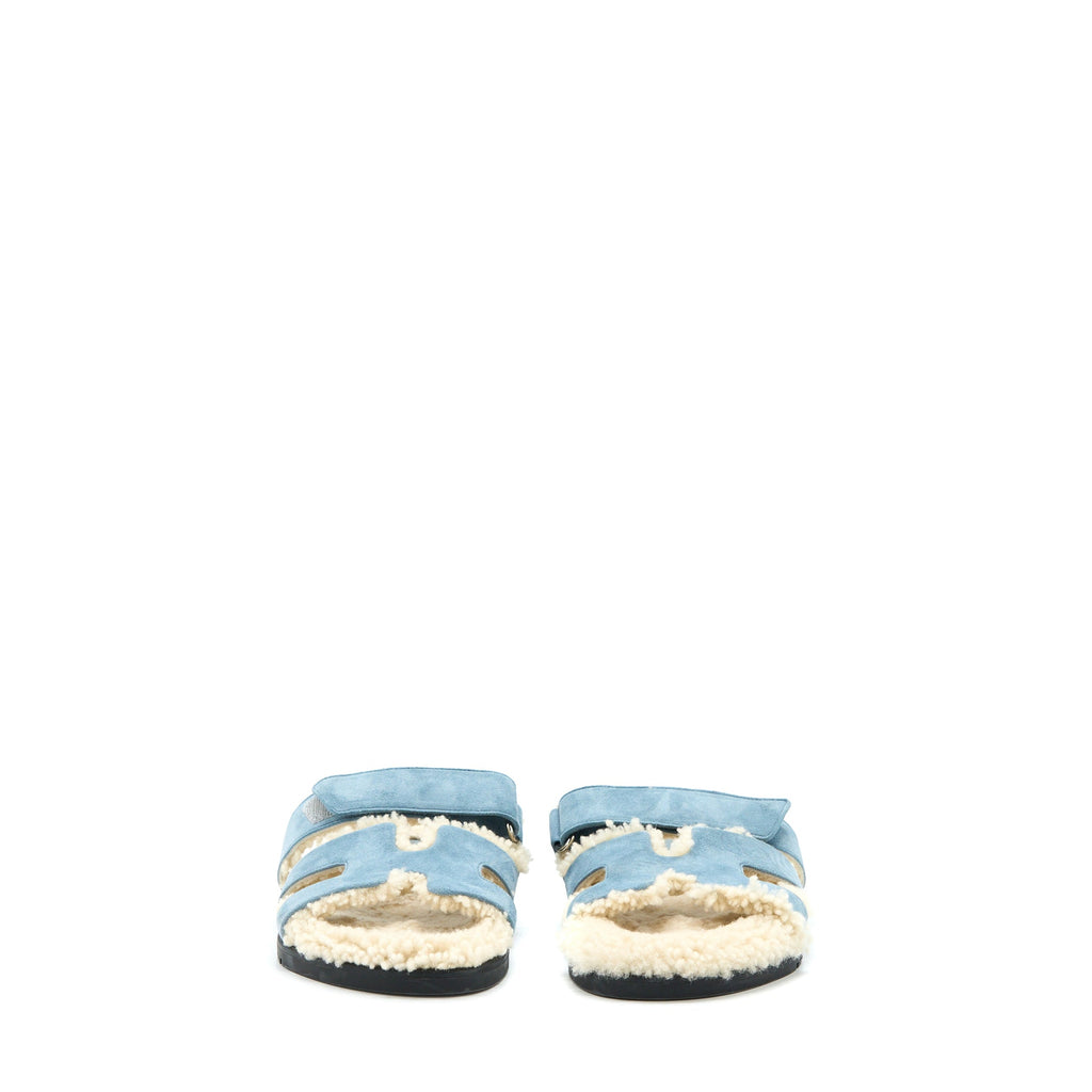 HERMES SANDAL CHYPRE BLEU PINEDA