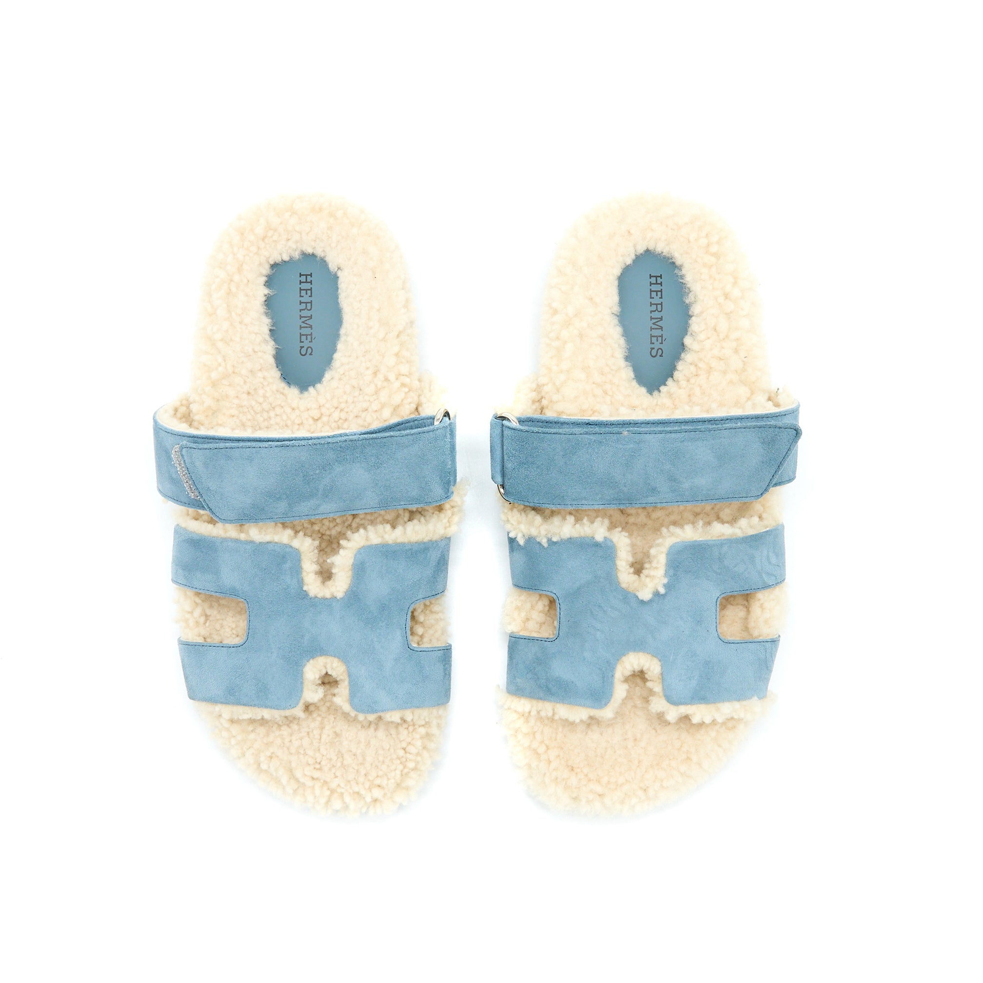 HERMES SANDAL CHYPRE BLEU PINEDA