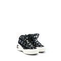 CHANEL WINTER SNEAKERS FABRIC BLACK/WHITE