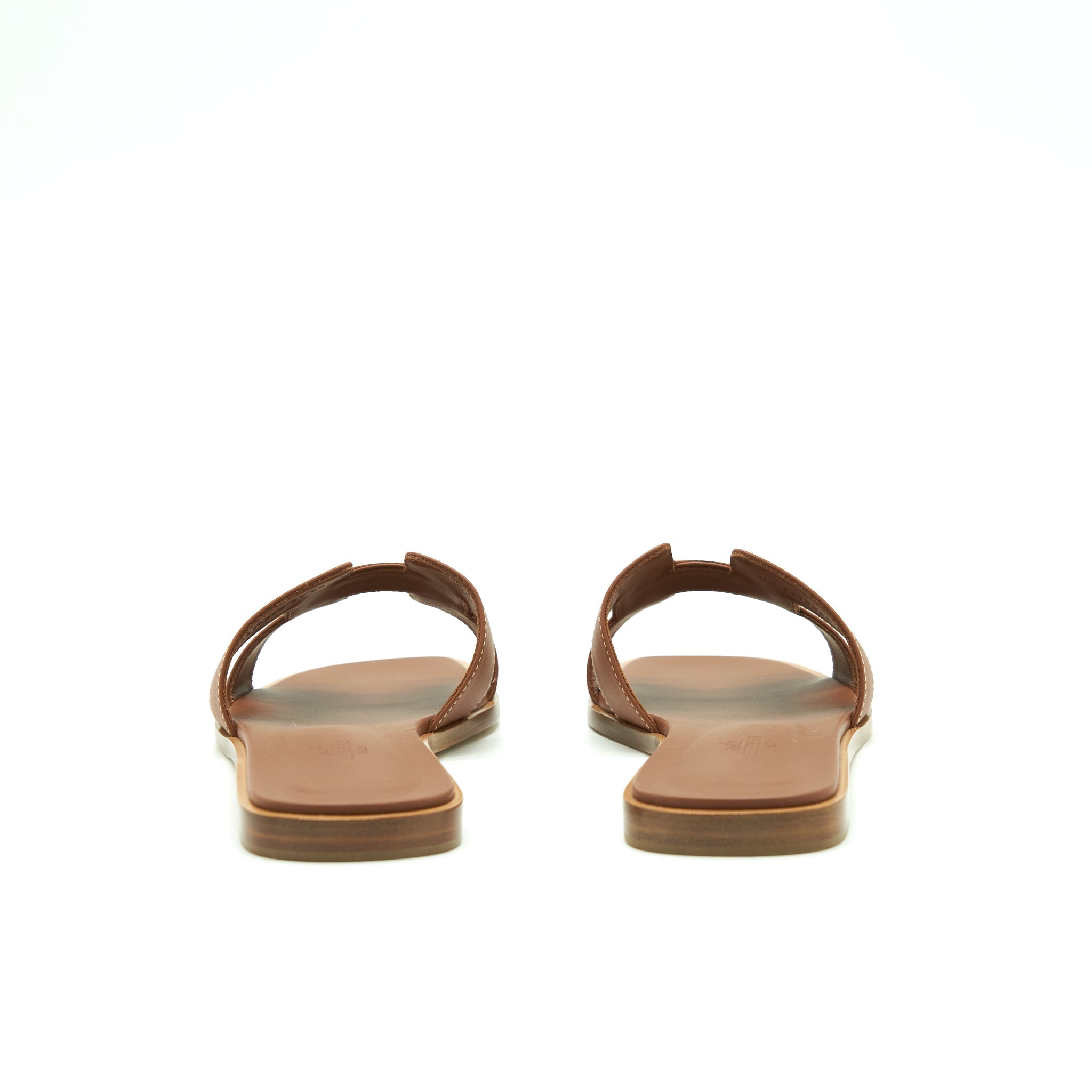 HERMES ORAN SANDAL BOX GOLD