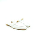 HERMES MULE BLANC GHW