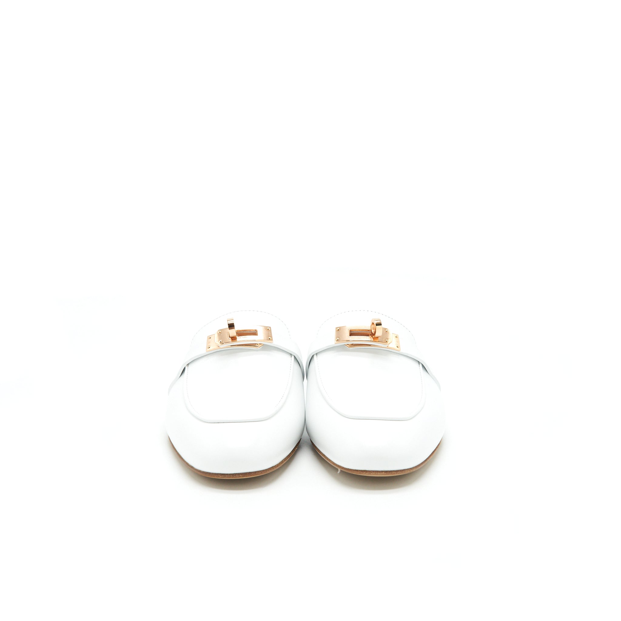 HERMES OZ MULE BLANC RGHW