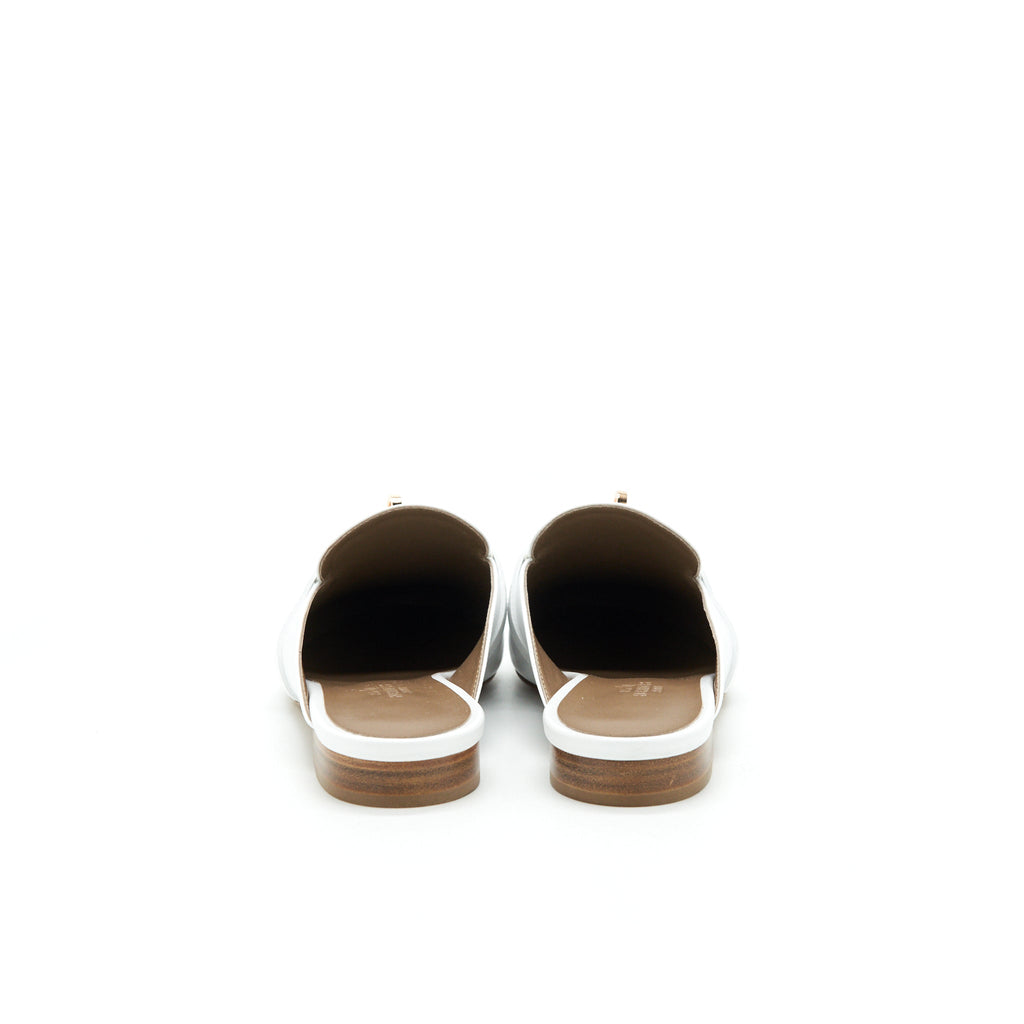 HERMES OZ MULE BLANC RGHW