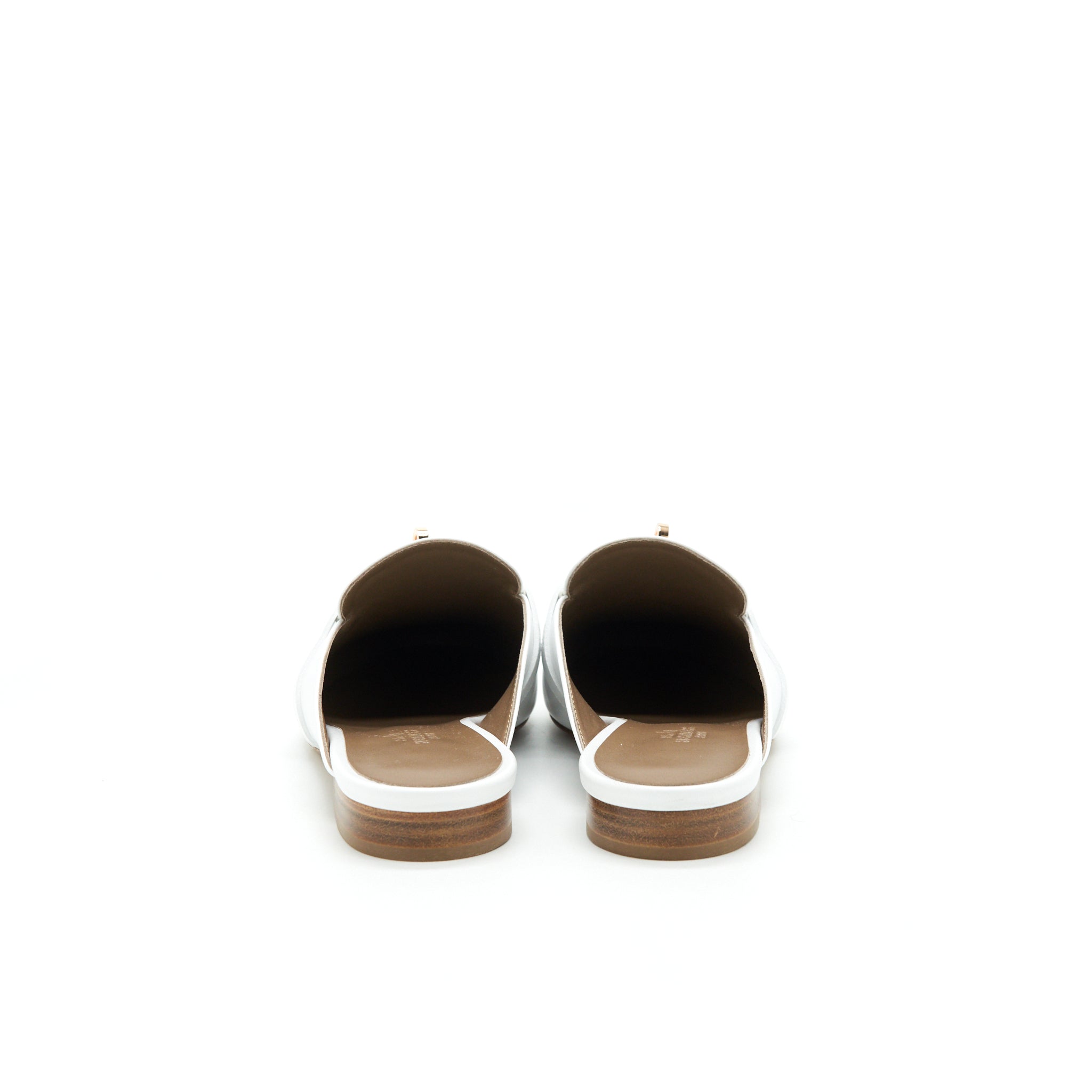 HERMES OZ MULE BLANC RGHW