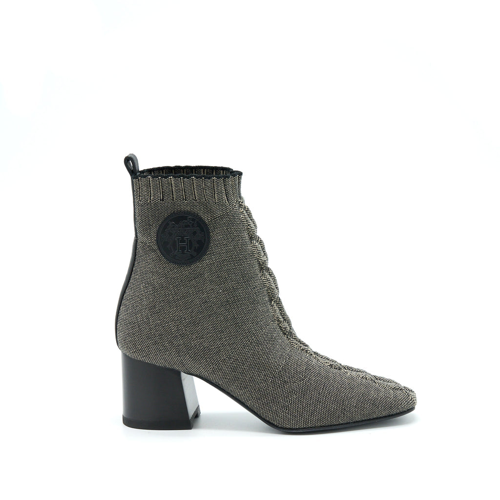 HERMES DUO ANKLE BOOT NOCCIOLA/ NOIR
