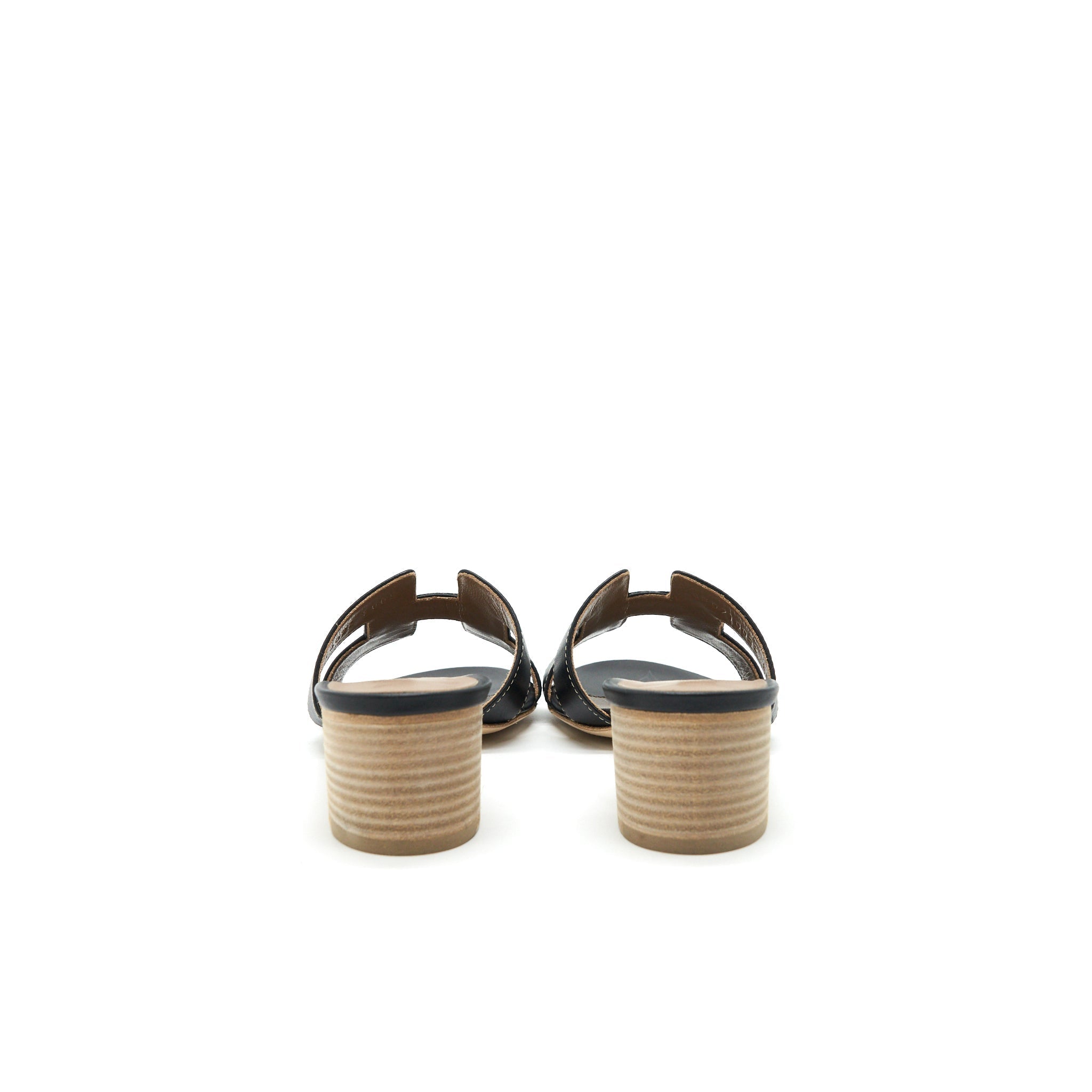 HERMES OASIS SANDAL NOIR