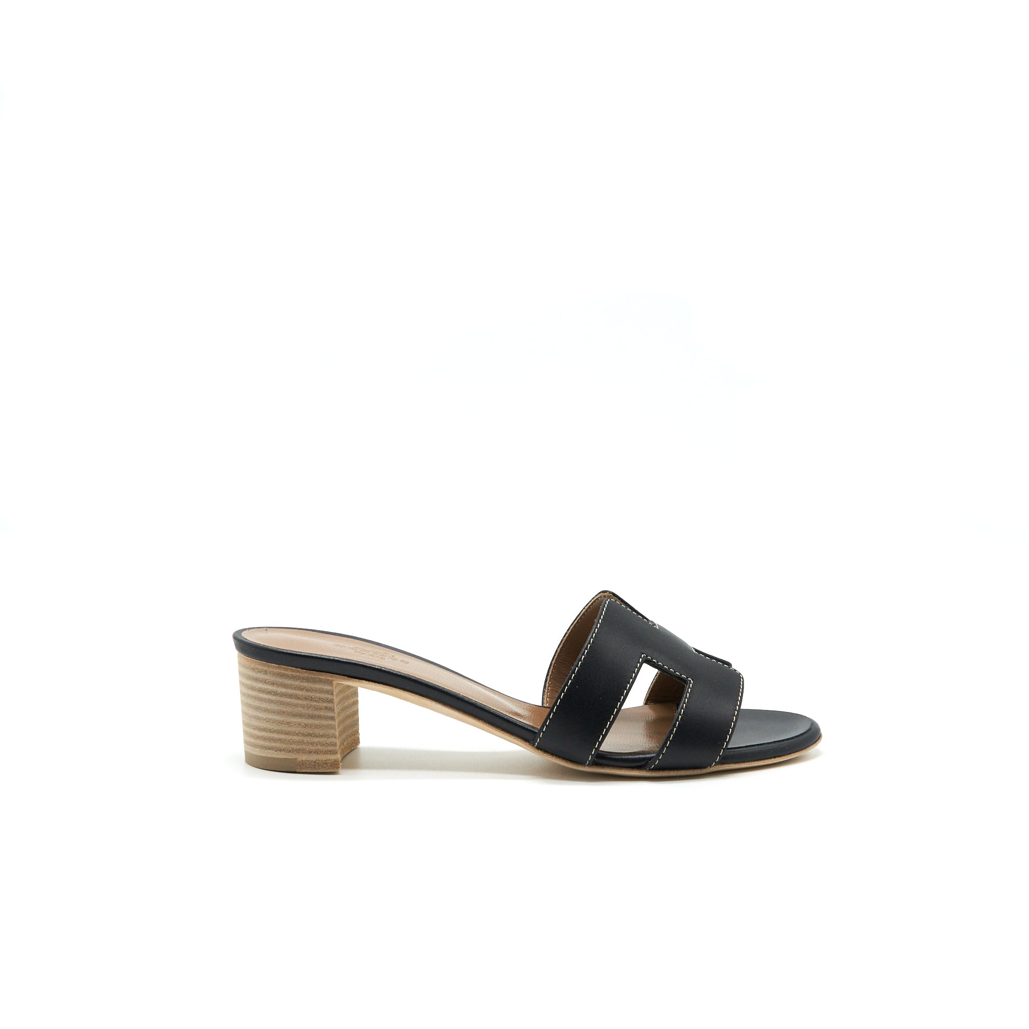 HERMES OASIS SANDAL NOIR