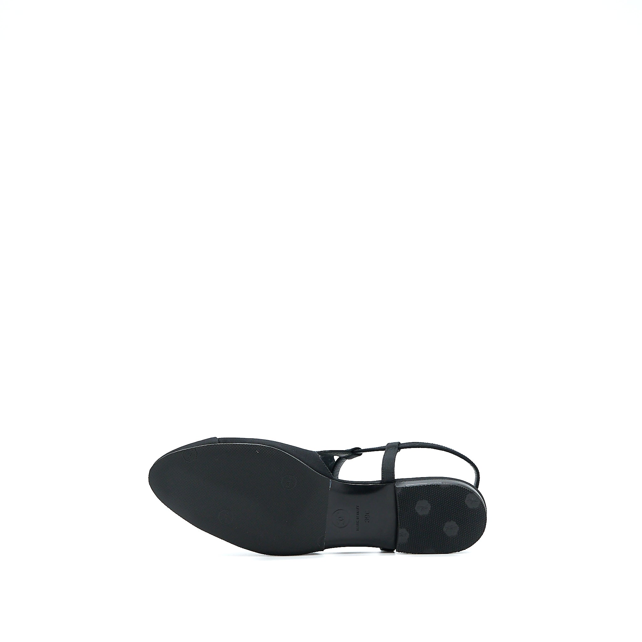 CHANEL SLING BACK WITH RIBBON DESIGN BLACK