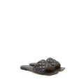 BOTTEGA VENETA PADDED SANDALS LEATHER DARK BROWN