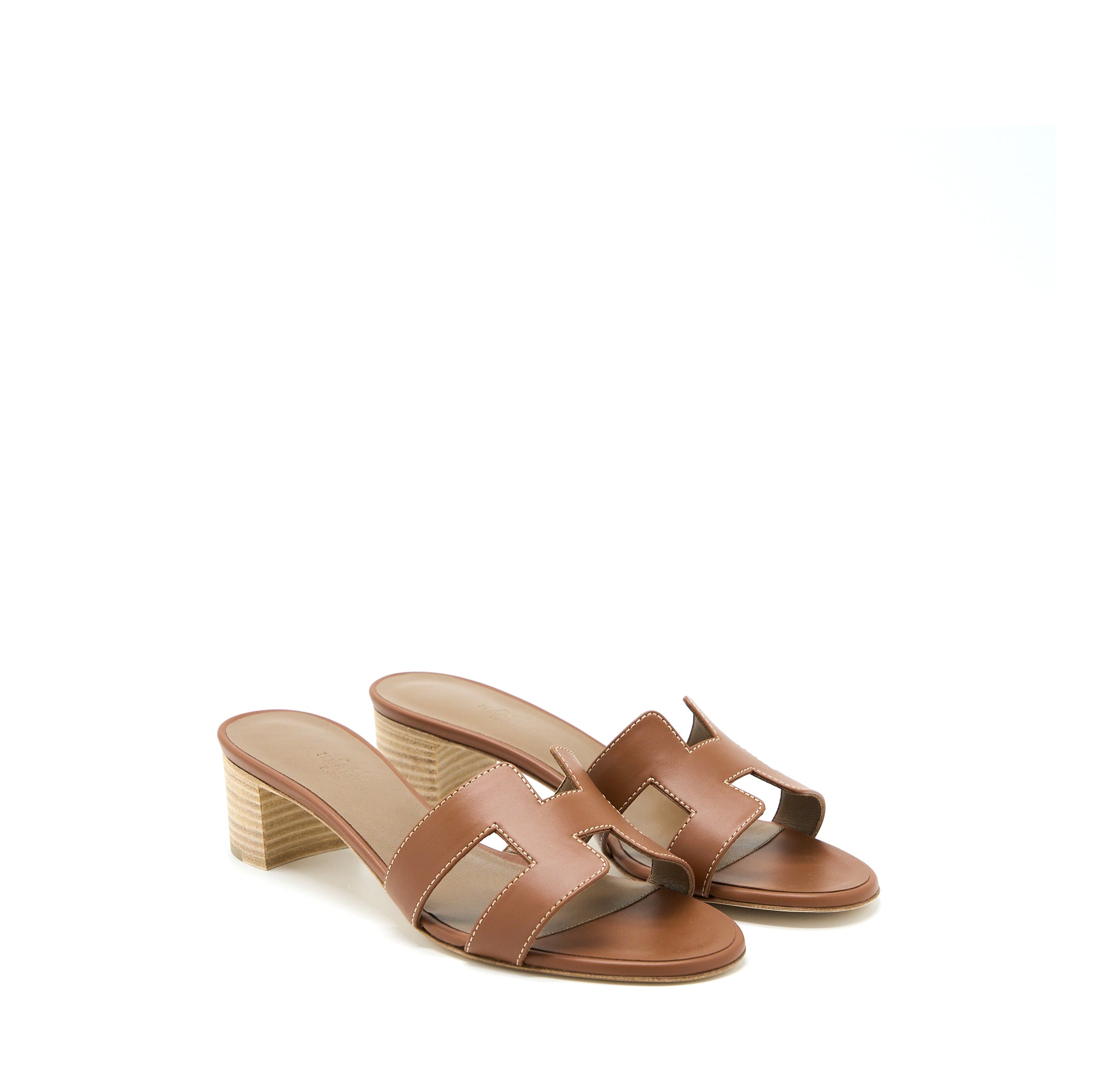 HERMES OASIS SANDALS CALFSKIN GOLD