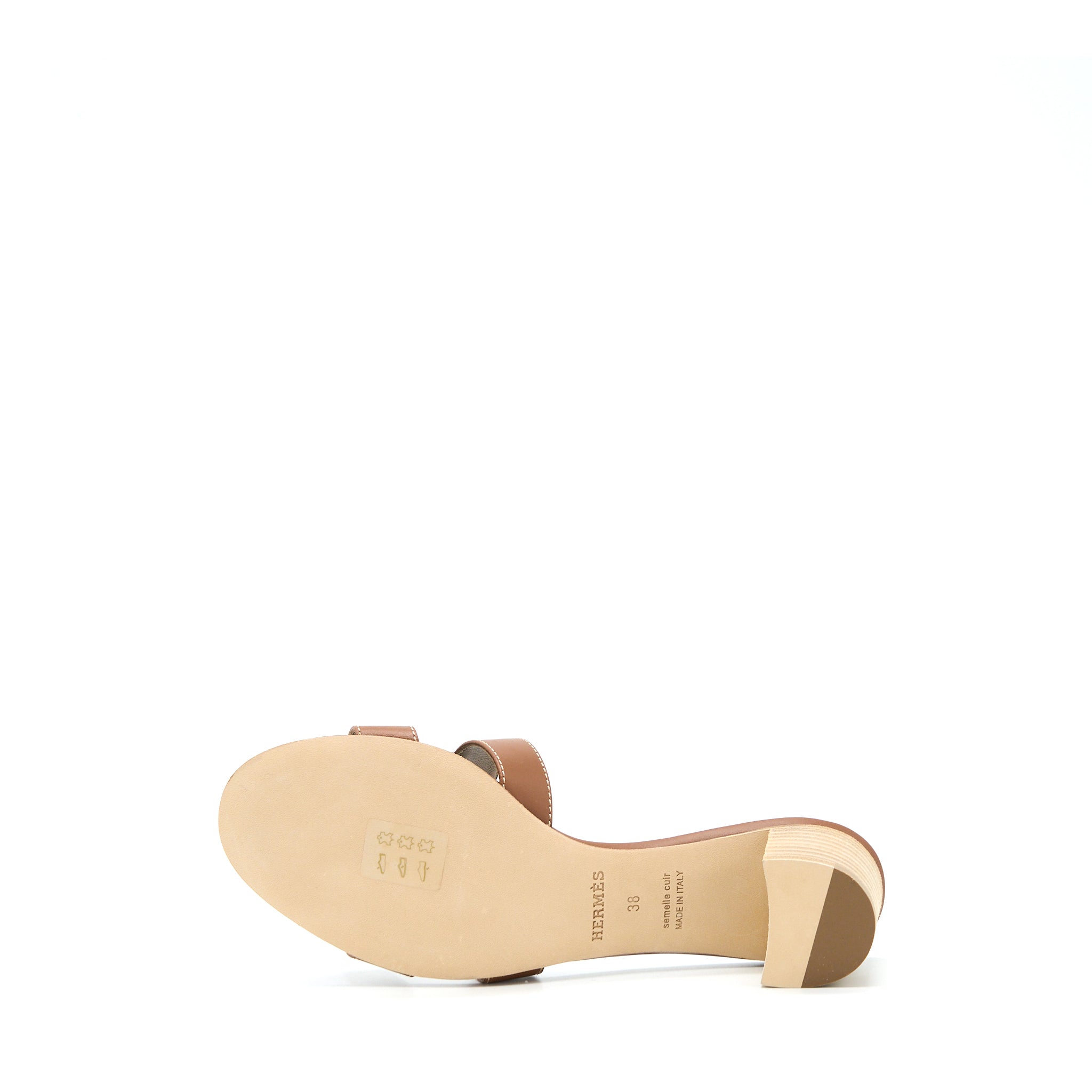 HERMES OASIS SANDALS CALFSKIN GOLD
