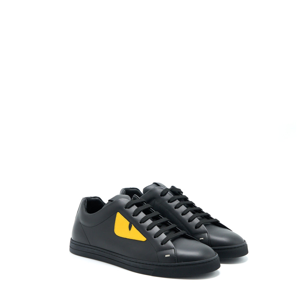 FENDI MONSTER SNEAKER CALFSKIN BLACK