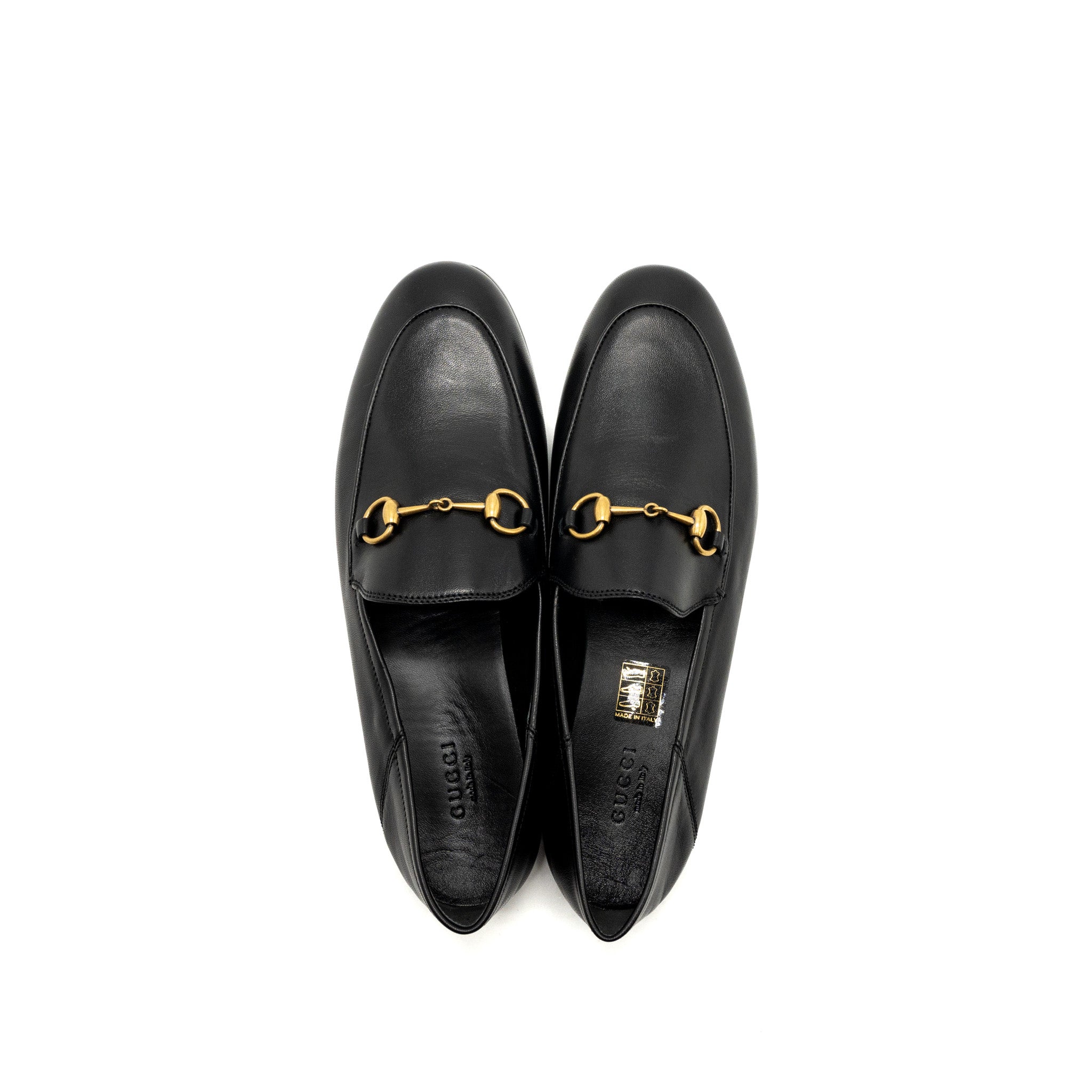 GUCCI JORDAAN LOAFER BLACK GHW