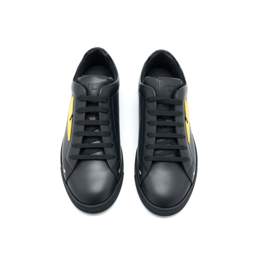 FENDI MONSTER SNEAKER CALFSKIN BLACK