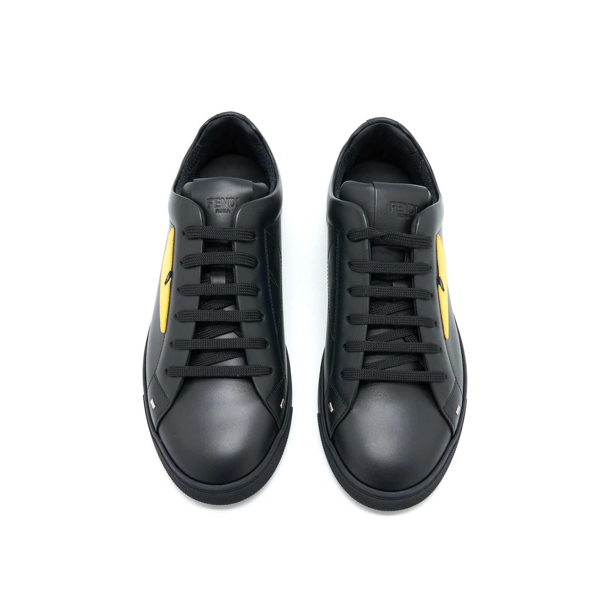 FENDI MONSTER SNEAKER CALFSKIN BLACK