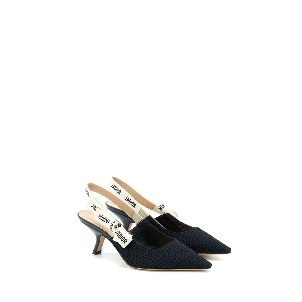 DIOR DIOR J’ADORE SLINGBACK HEELS BLACK