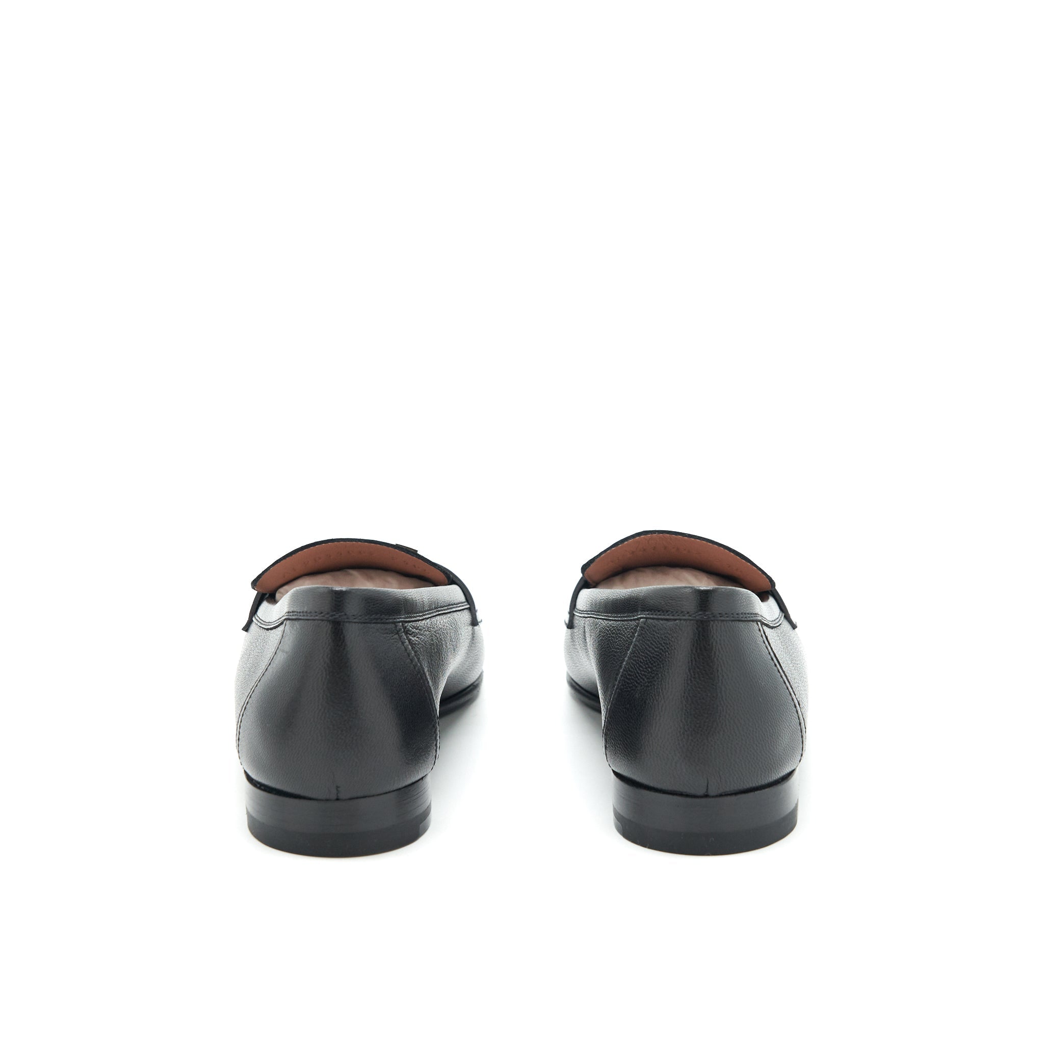HERMES BLACK PARIS FITTED LOAFER SHW