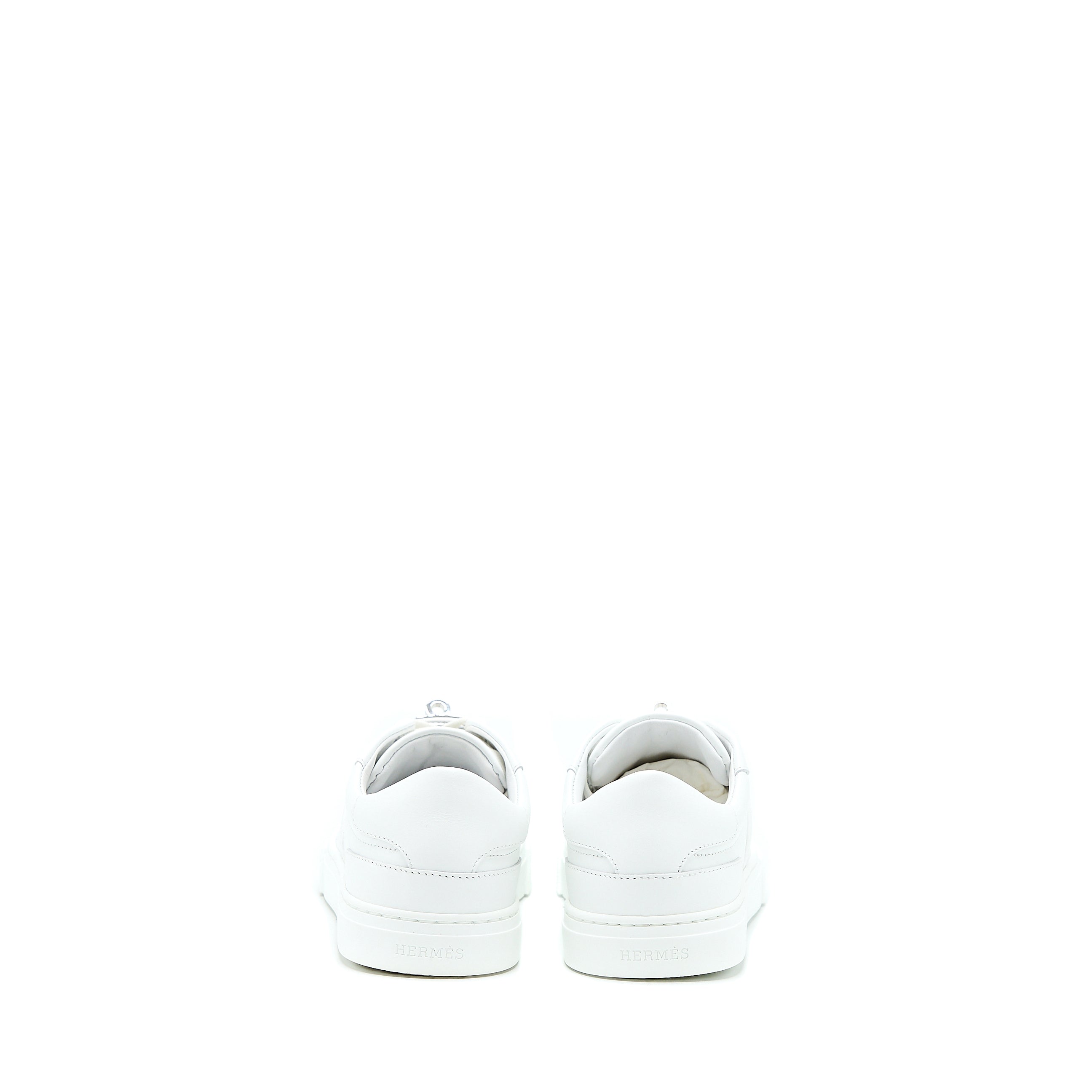 HERMES DAY SNEAKERS CALFSKIN WHITE SHW